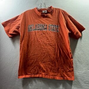OKLAHOMA STATE OSU VTG 90's 2000's Y2K T-SHIRT Orange Nike Swoosh